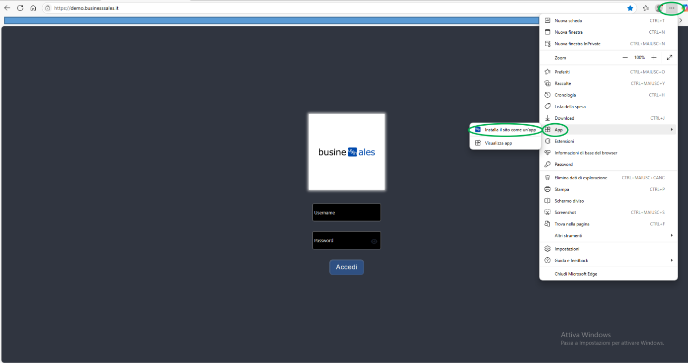 Installazione Microsoft Edge